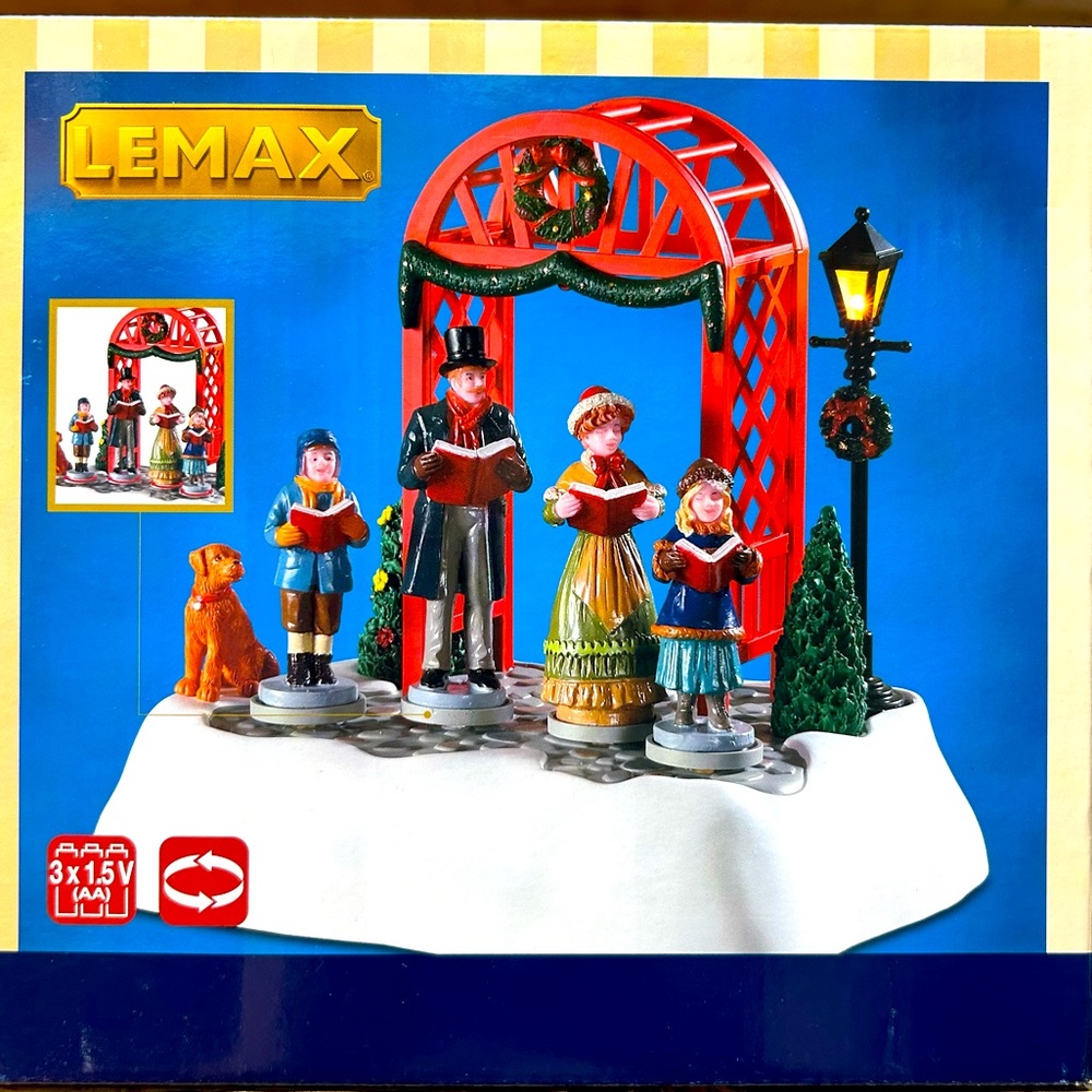 Lemax Victorian Carols Lighted & Action Lighted Building Accent